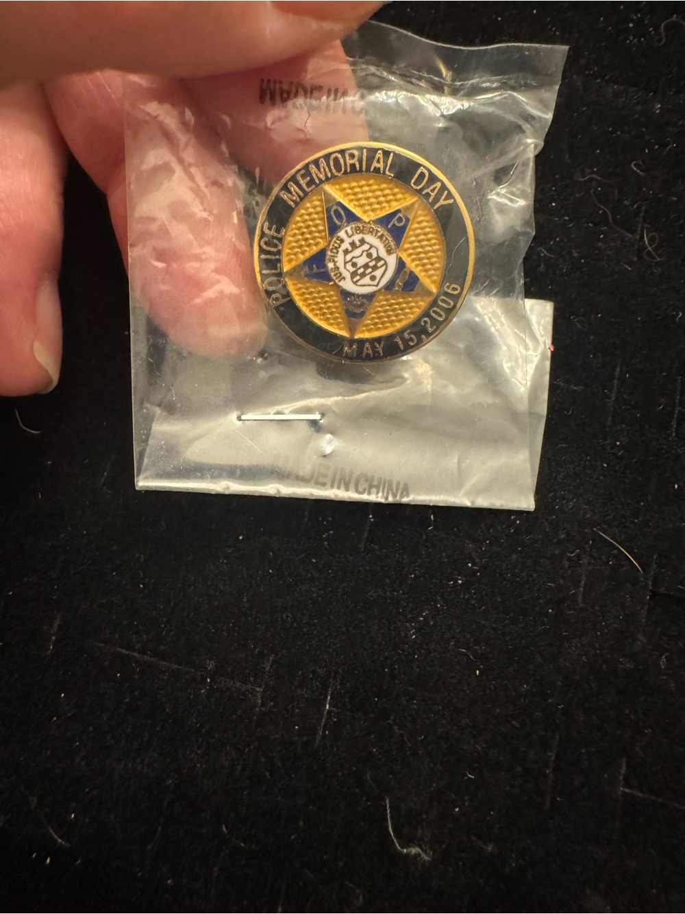 2 Police Memorial Day May 15 2006 FOP Law Enforcement Memorial Lapel Pins